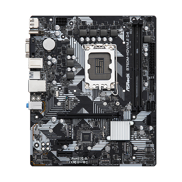 AS ROCK MB s1700 ASRock B760M-HDV/M.2 D4 90-MXBL40-A0UAYZ - PLO03414
