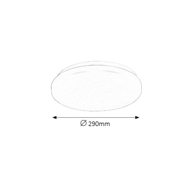 Rabalux Plafonjera Rob LED 20W bela (2284) - 2284-1