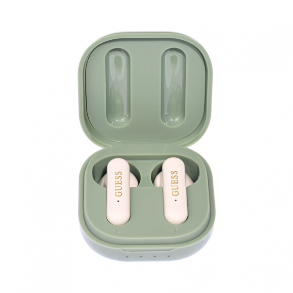 Bluetooth slušalice Guess Script Metal Logo zelene (GUTWSJ7BTE4GN) - EP3198998