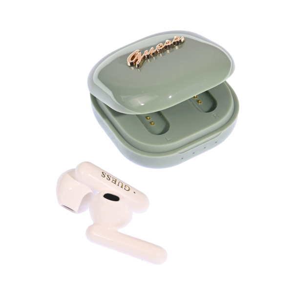 Bluetooth slušalice Guess Script Metal Logo zelene (GUTWSJ7BTE4GN) - EP3198998