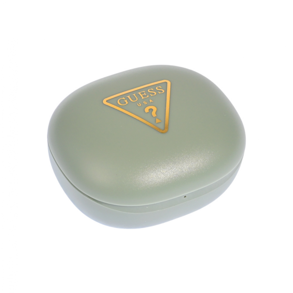 Bluetooth slušalice Guess TWS Flat Triangle Logo Electroplated zelene (GUTWST7FCETN) - EP3199001