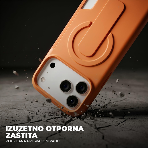 Maska za iPhone 13/14 61 Magsafe GripCard roze - EP3207019