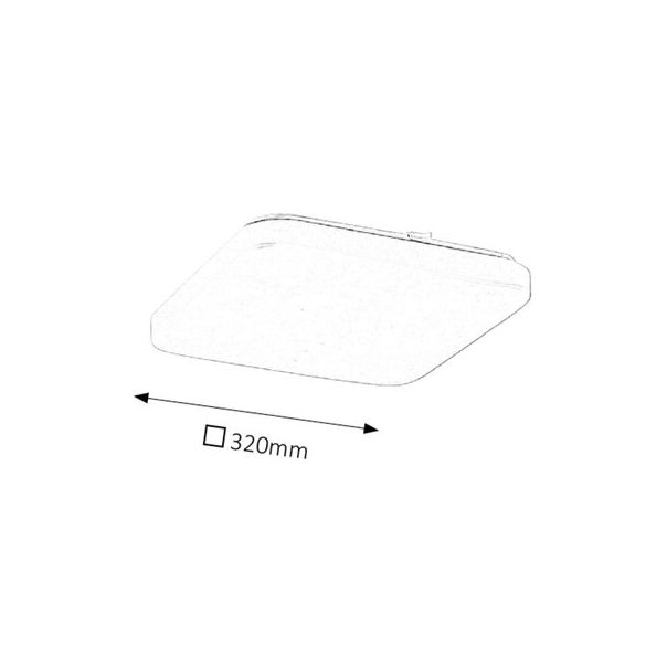Rabalux Plafonjera Rob LED 32W bela (2287) - 2287-1