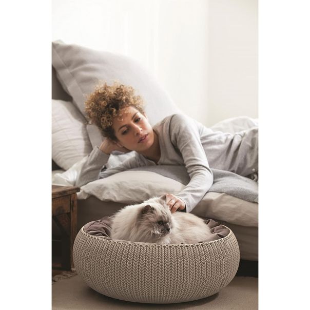 CURVER Krevet za kućne ljubimce Cozy Pesak 54x54x20,2cm - CU 228812