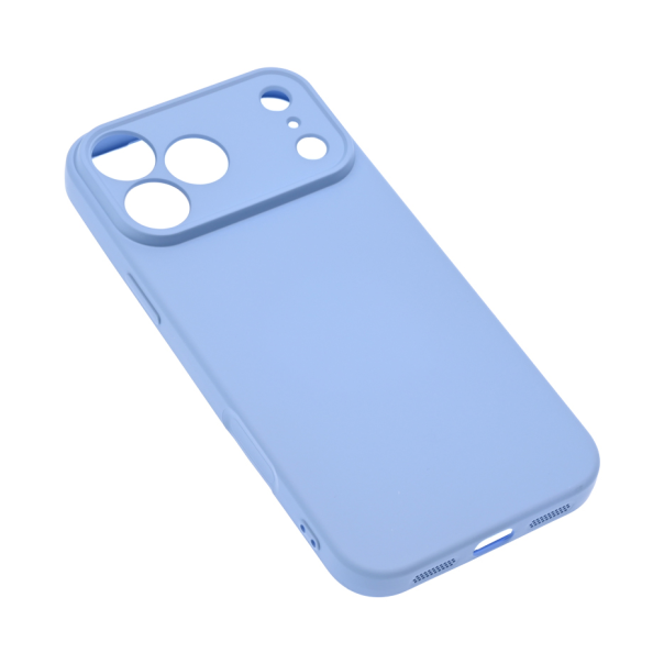 Maska za iPhone 17 Pro Max/18 Pro Max 69 Teracell Soft Velvet svetlo plava - EP3243485