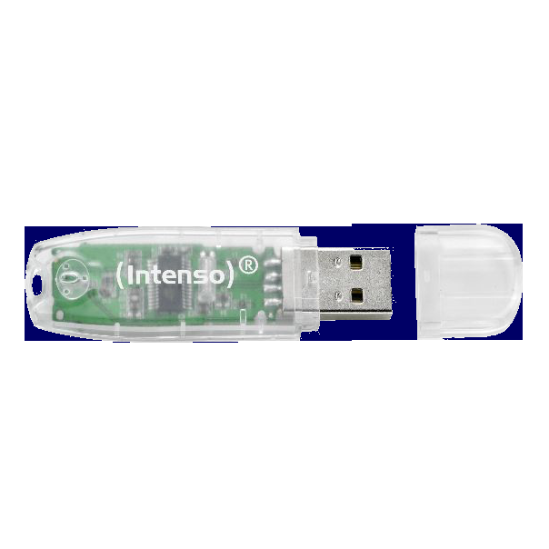 (Intenso) USB Flash drive 32GB Hi-Speed USB 2.0,Rainbow Line,TRANSP. - USB2.0-32GB/Rainbow - EP2952394