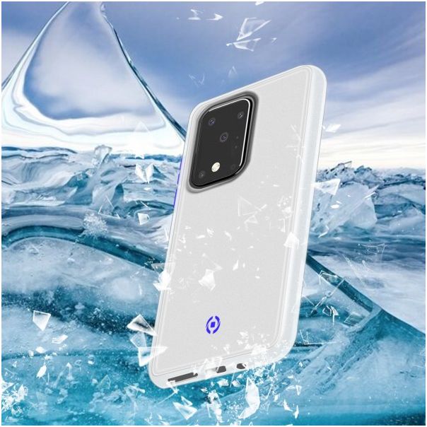 CELLY Maska GLACIER za Samsung S20 ULTRA - GLACIER991WH