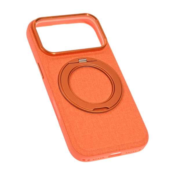 Maska za iPhone 17 Pro/18 Pro 63 narandžasta Magsafe Textile - EP3270560