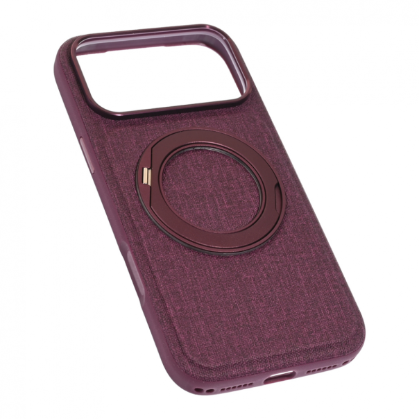 Maska za iPhone 17 Pro Max/18 Pro Max 69 Magsafe Textile bordo - EP3270536