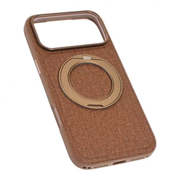 Maska za iPhone 17 Pro Max/18 Pro Max 69 braon Magsafe Textile - EP3270539