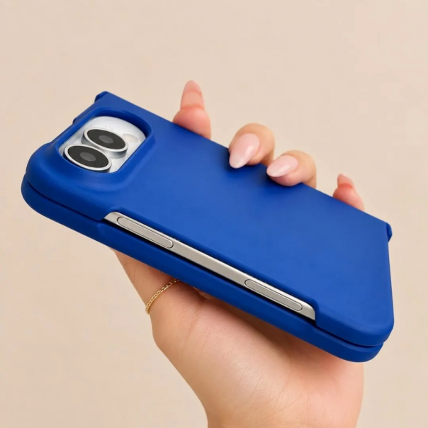 Maska za iPhone 18 Duo Elegant Fold crna - EP3274269
