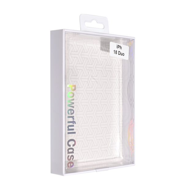 Maska za iPhone 18 Duo Elegant Fold roze - EP3274281