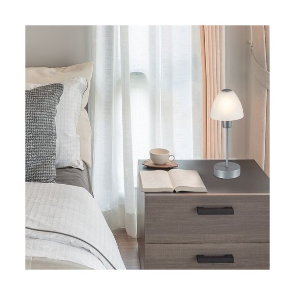 Rabalux Noćna svetla Lydia E14 1x MAX 40W srebrna (2295) - 2295-1