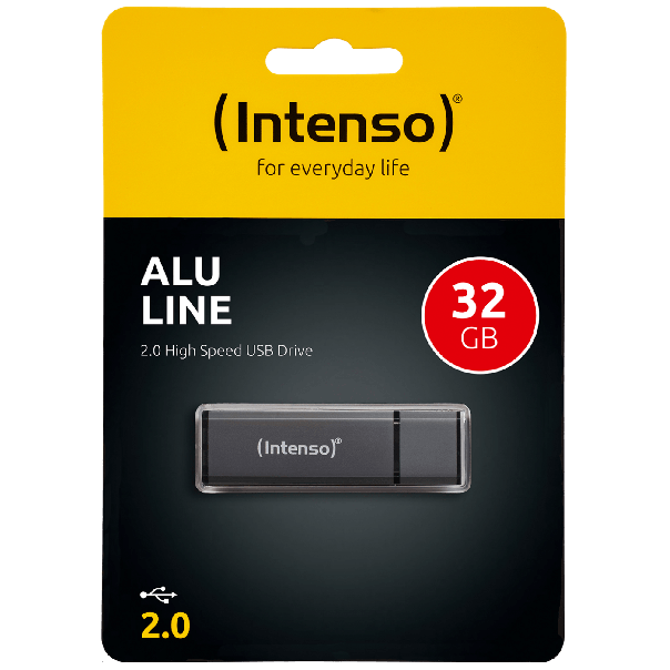 INTENSO Alu Line 32GB USB 2.0 (Crni) - 130574