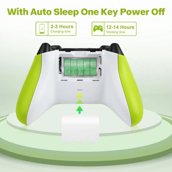 Joypad WIFI kontroler za XBOX One, XBOX X series, PC Windows, PS 3 mermerno plava - 214000