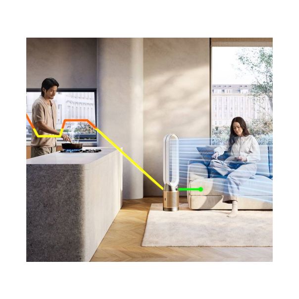 DYSON Prečišćivač vazduha  i ventilator TP12 Purifier Cool, bela/zlatna - EP2257159