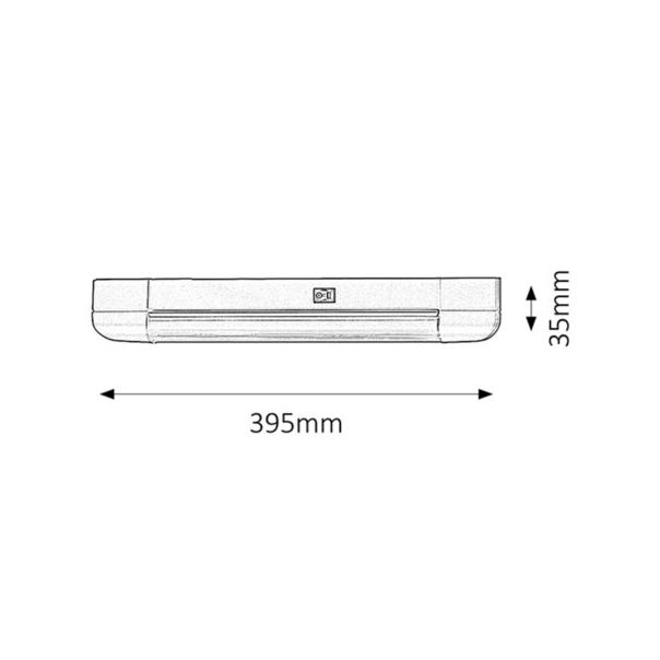 RABALUX Svetiljka -strela T5&T8  Band light E27 40W - 2306-1-1-1