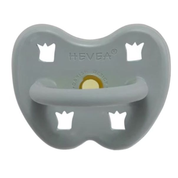 HEVEA Okrugla cucla od prirodne gume (3-36 mes) Večernje siva - 230721