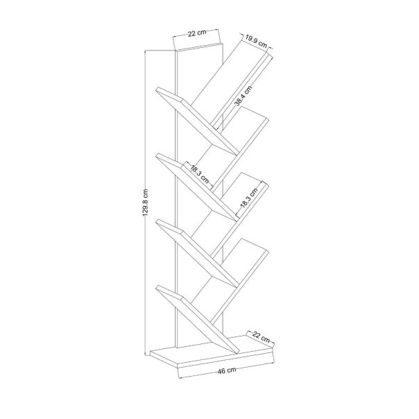 HANAH HOME Polica za knjige Tuval 066 - EP3056682