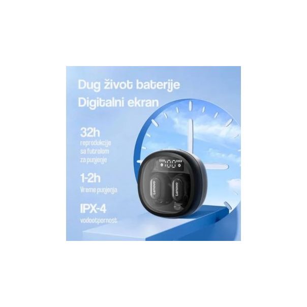 LENOVO Bežične bubice Thinkplus Airpods, crna - 231661