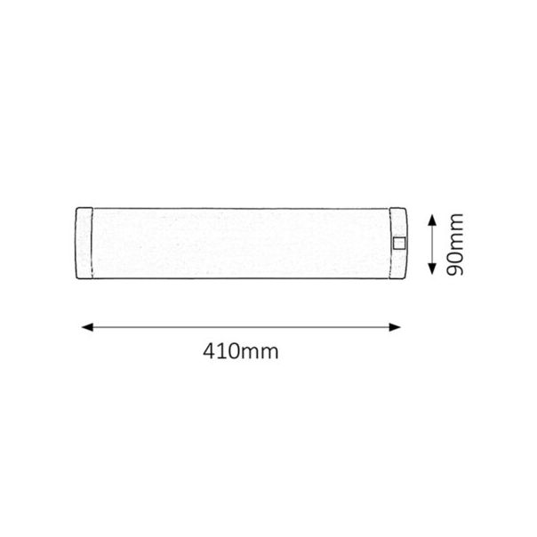 RABALUX Svetiljka-strela T5&T8 Soft G13 T8 10W - 2328-1