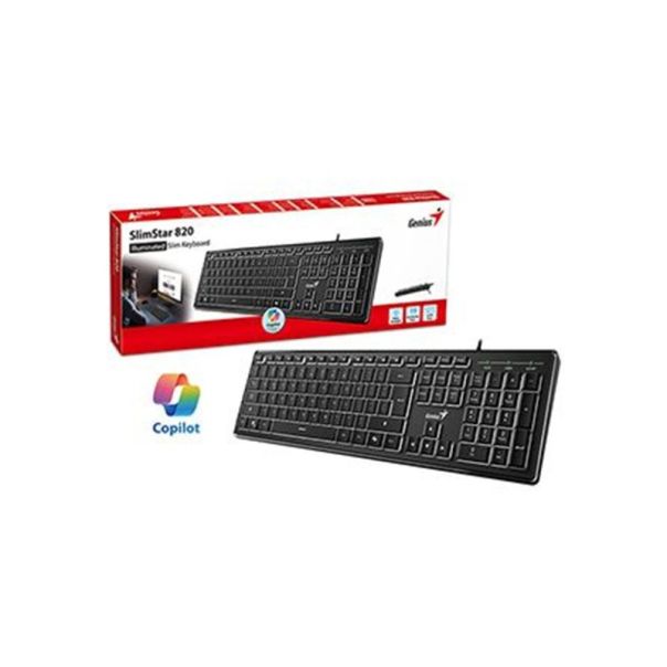 GENIUS SlimStar 820 Wireless USB YU crna tastatura - EP2976105