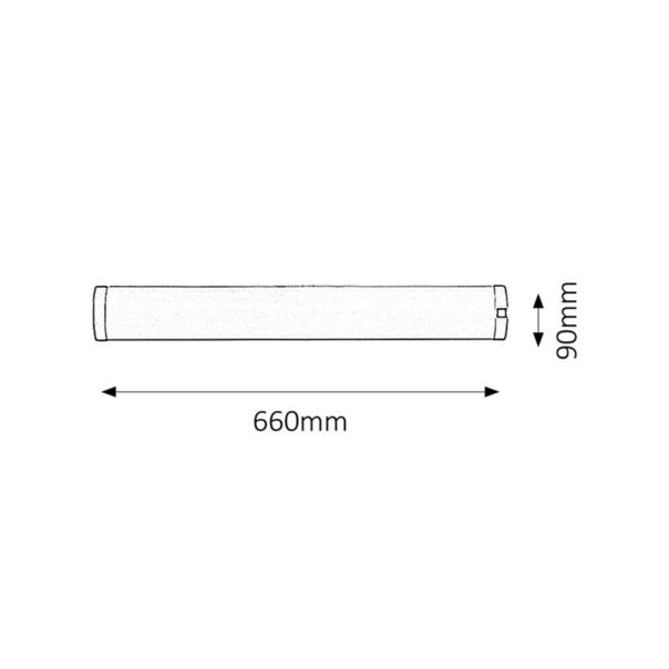 RABALUX  Svetiljka -strela T5&T8 Soft G13 T8 18W - 2329
