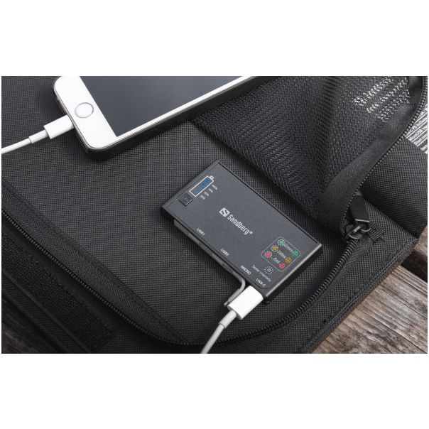 SANDBERG Solarni punjač 420-55 21W 2xUSB+USB-C - 184098