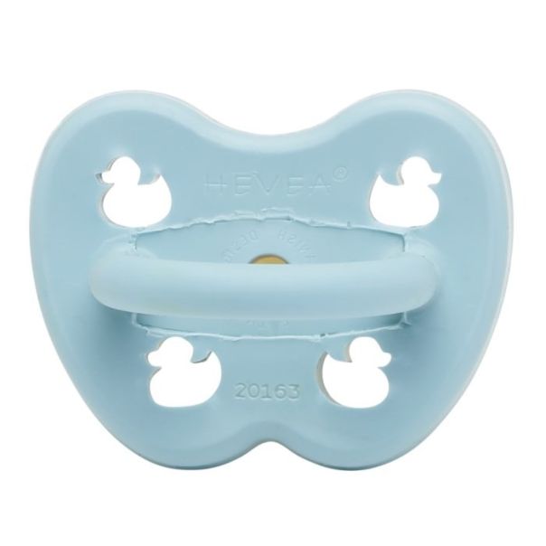 HEVEA Okrugla cucla od prirodne gume (0-3 mes) Bebi plava - 233411