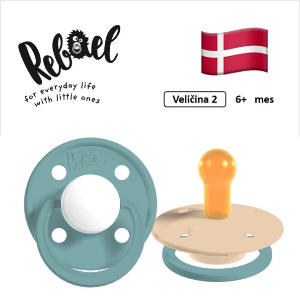 REBAEL cucle za bebe, 6+ mes, 2 kom, Morska pena i Badem, RBL23372030 - EP3258259