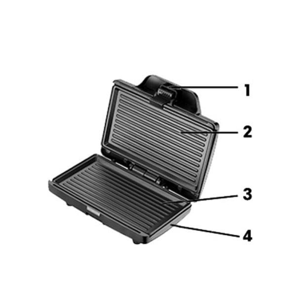 SUPRA Aparat za sendviče ST-200 Spuntino - 23404