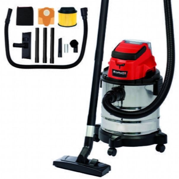 EINHELL Akumulatorski usisivač za suvo/mokro TC-VC 18/20 Li S-Solo - 2347130