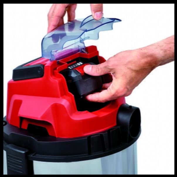 EINHELL Akumulatorski usisivač za suvo/mokro TC-VC 18/20 Li S-Solo - 2347130