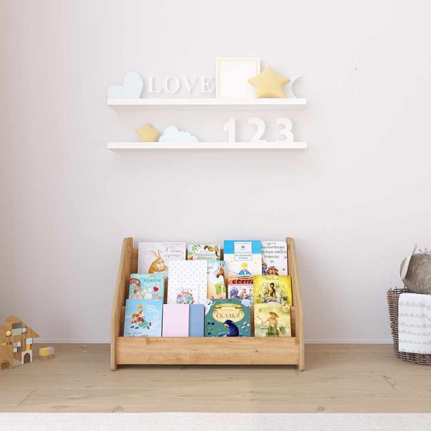 HANAH HOME Polica za knjige Phoenix, braon - EP3056685