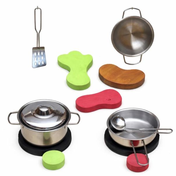 Dečija drvena kućica za igru KINDER HOME sa kuhinjom - EP2882600