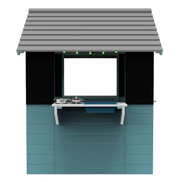 Dečija drvena kućica za igru KINDER HOME sa kuhinjom - EP2882600