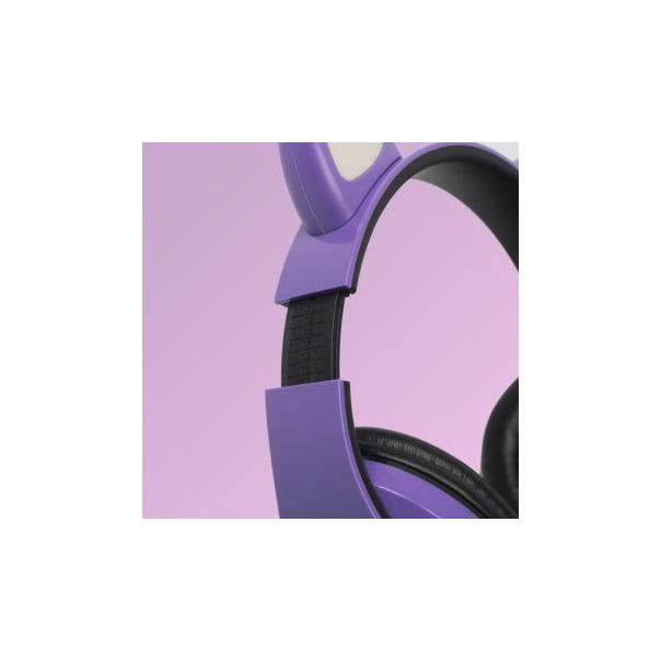 Bluetooth slusalice Cat Ear ljubicaste - 235527