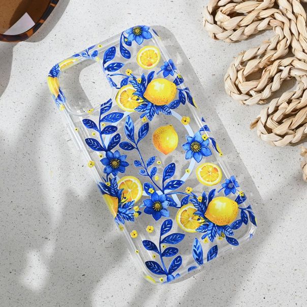 Maska za iPhone 11 Pro 5.8 Mediteran Lemon Print Magsafe - 8020854