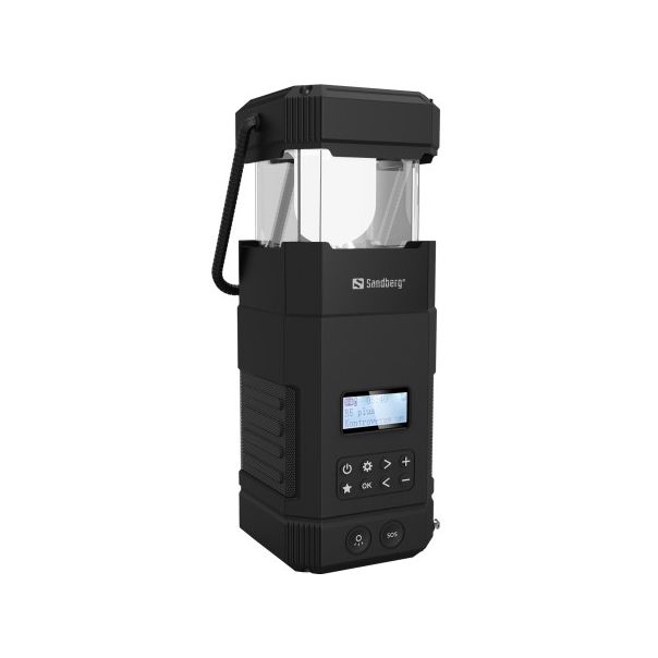 SANDBERG Powerbank Survivor Lantern, Bluetooth, zvučnik/FM/lampa, 10000 mAh - 169340-1