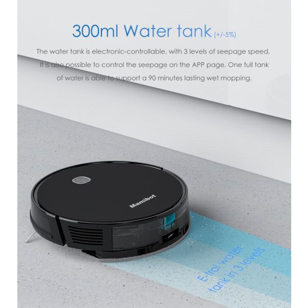 MAMIBOT Robot usisivač EXVAC700 crni - 24019-1-1-1