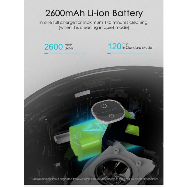 MAMIBOT Robot usisivač EXVAC700 crni - 24019-1-1-1