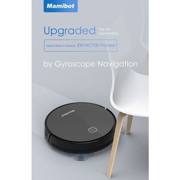 MAMIBOT Robot usisivač EXVAC700 crni - 24019-1-1-1