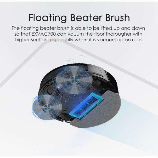 MAMIBOT Robot usisivač EXVAC700 crni - 24019-1-1-1