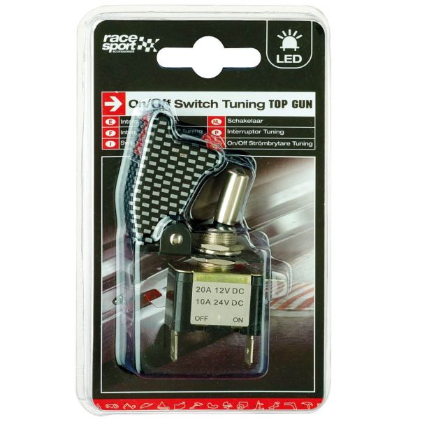 SUMEX Prekidač on-off top gun carbon led - 2404288