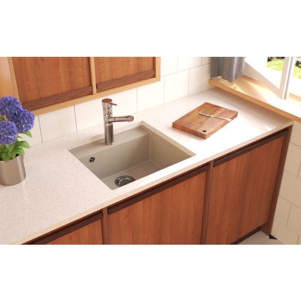 SANDONNA Granitna sudopera 53x50 Selena, bež - 2411