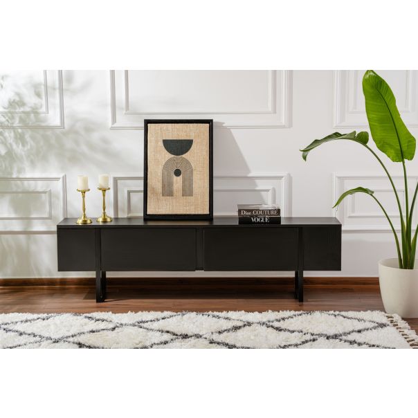 NORDURE TV komoda Serenity, crna - EP3056741