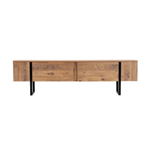 NORDURE TV komoda Serenity, braon/crna - EP3056744