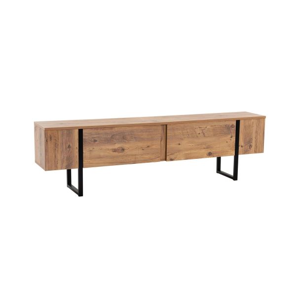NORDURE TV komoda Serenity, braon/crna - EP3056744