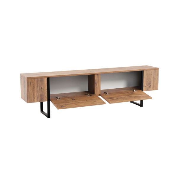 NORDURE TV komoda Serenity, braon/crna - EP3056744