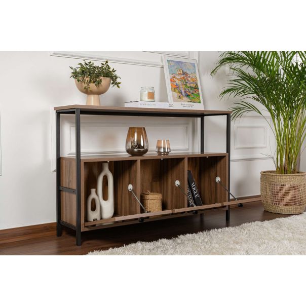 NORDURE Komoda Solace, braon/crna - EP3056756